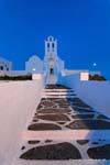 Sifnos, Panagia Chryssopigi, montée lunaire, Grèce.