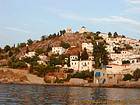 Moulins sur la colline, Hydra, Grèce.