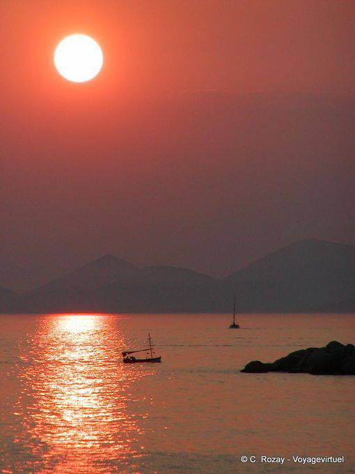 Coucher de soleil, Hydra - Grèce
