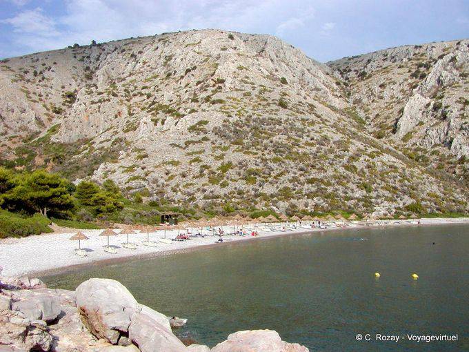 Plage d'Aghios Nikolaos, Hydra - Grèce