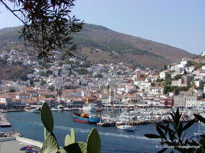 Το λιμάνι του νησιού Ύδρα, le port d'Hydra - Grèce
