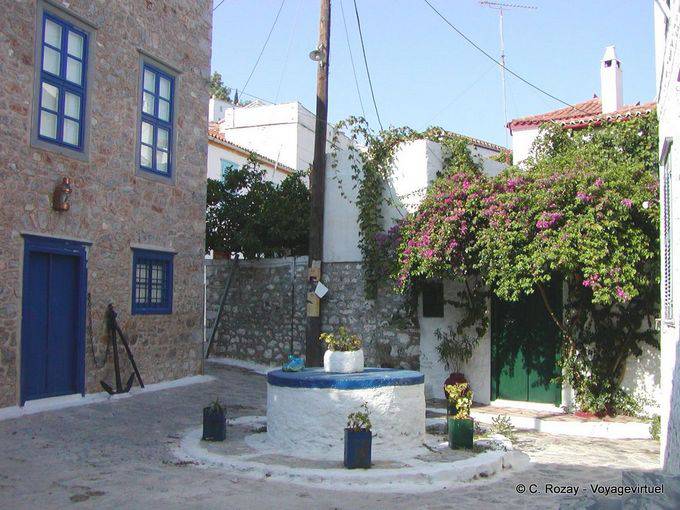 Place Hora, Hydra - Grèce