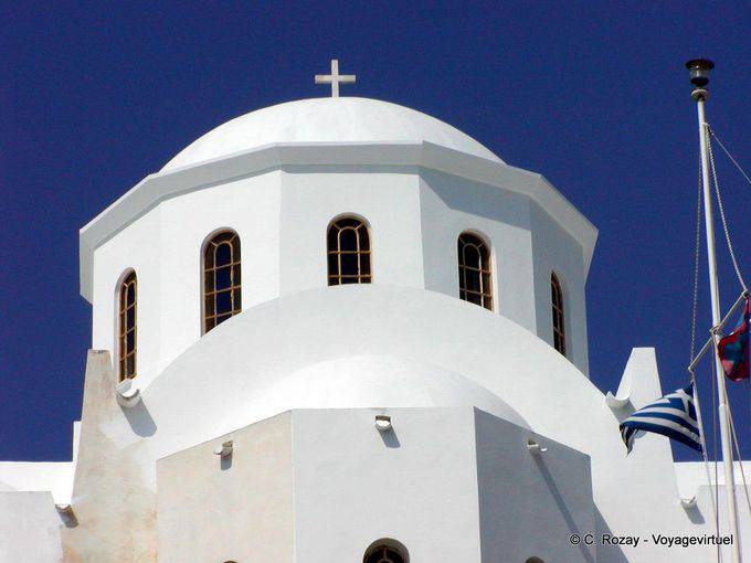 Dôme de l'église Agios Nikolaos, Spetses - Grèce