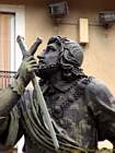 Statue du chevalier Bayard, Grenoble, Isère.