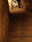 Escalier souterrain, Grenoble, Isère.