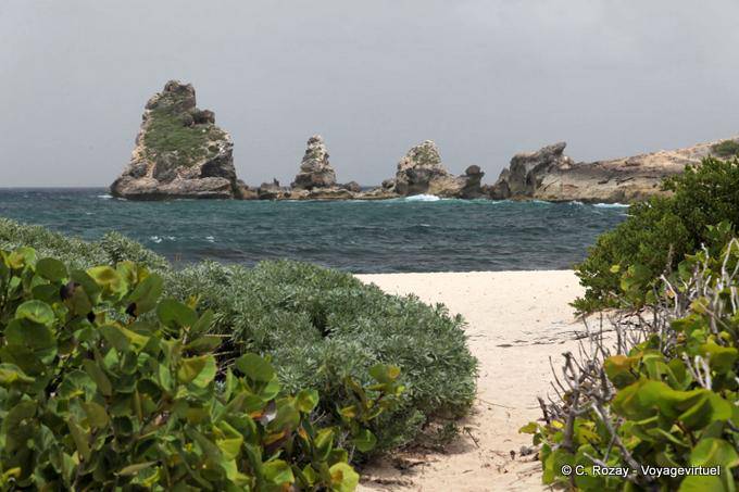 Anse et pointe des Châteaux - Guadeloupe