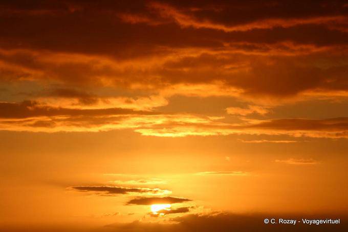 Nuages au couchant, Basse-Terre - Guadeloupe