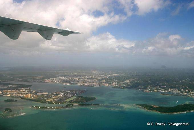 Pointe-à-Pitre vue du ciel - Guadeloupe