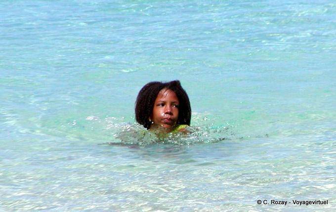 Eau de paradis et visage créole, Port-Louis - Guadeloupe