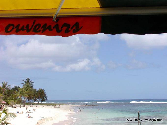 Souvenirs, plage de La Chapelle - Guadeloupe