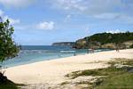 Plage de l'Anse Laborde, nord de Anse Bertrand, Guadeloupe.