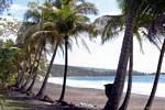 Plage de Grande Anse entre Petit-Bourg et Trois-Rivières, Guadeloupe.