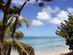 Nuages caribéens, plage de l'Anse-du-Souffleur, Guadeloupe.