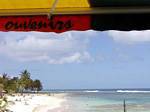 Souvenirs, plage de La Chapelle, Guadeloupe.