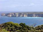 Les falaises calcaires de la pointe de la Grande Vigie, Guadeloupe.