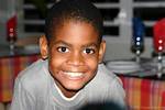 Sourire d'enfant guadeloupéen, Guadeloupe.
