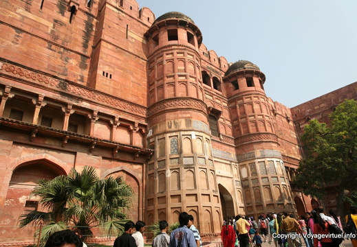 Agra Fort Rouge amar singh pol 16