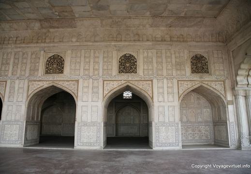 Agra Fort Rouge diwan i khas 70