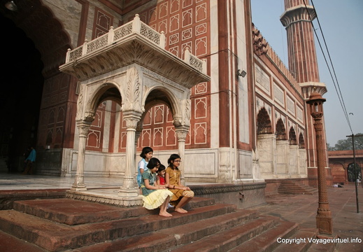 Delhi jama Masjid mosquéee rouge 40