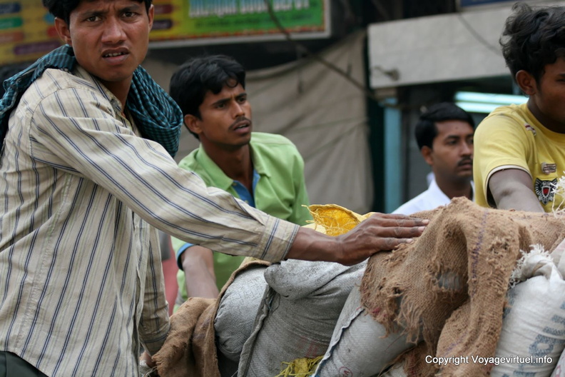 Delhi, Manutentionnaires Darya Ganj Delhi 92