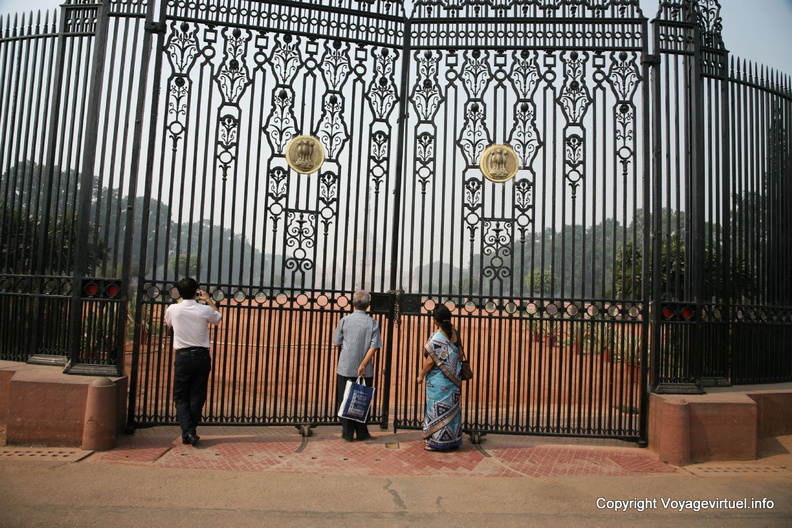 Delhi, Grilles Du Palais Presidentiel 109