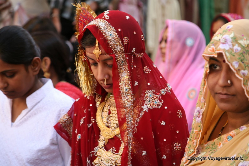Jaisalmer, Jaisalmer Citadelle Mariage La Mariee 103