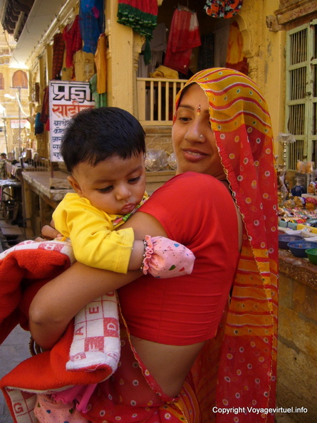 L'enfant au gant rose Jaisalmer