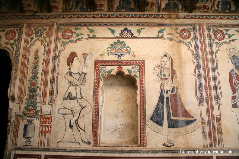 Mandawa, Le Fumeur De Chillum Peinture Murale Extérieure