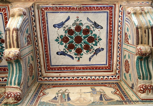 Plafond aux oiseaux haveli