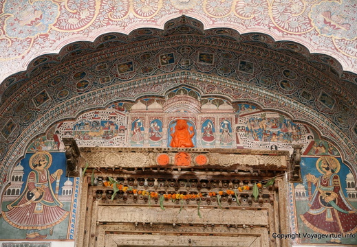 Incroyable richesse du décor haveli Mandawa