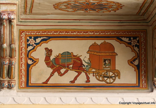 Carosse de Rani tiré par un chameau