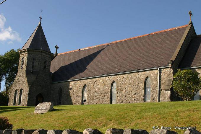 Eglise vers Roundstone, Connemara Galway - Irlande