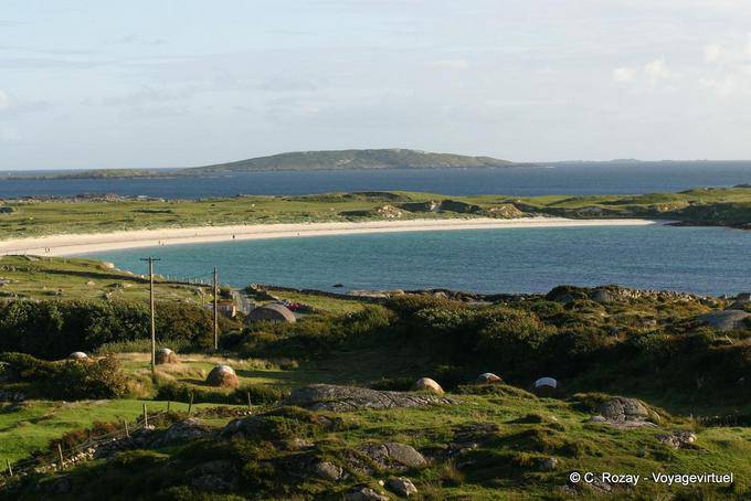 Une des plages de la Dog's Bay, Roundstone, Connemara Galway - Irlande