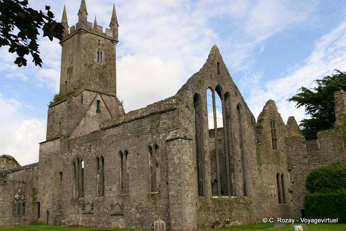 Ennis Friary, fondé par les Obrien vers 1300, Ennis Abbey - Irlande