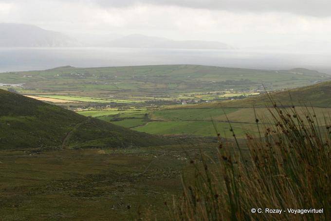 Point de vue en direction de Caherboshina, Dingle - Irlande
