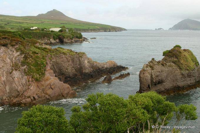 La côte aux abords du Monument at Dún an Óir Dingle - Irlande