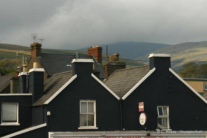 Maisons noires, Dingle - Irlande