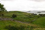 Ondulations de paysage vers le Lough Corrib, Connemara, Irlande.