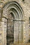 Portail de la Royal Abbey of Cong, fondée en 623 par Saint Feichin,, Irlande.