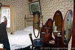 Chambre à coucher d'époque, Bunratty Folk Park, Irlande.
