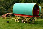 Roulottes de Tinker, Bunratty Folk Park, Irlande.