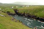 Panorama sur Brandon Creek, Ballycurrane, Dingle, Irlande.