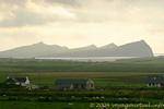 Panorama sur les sommets des Trois Soeurs (The Three Sisters), Dingle, Irlande.