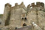 Extérieur du château de Cahir, Irlande.