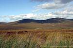 Nuages sur les sommets, Sléibhte Chill Mhantáin, Wicklow Monts, Irlande.