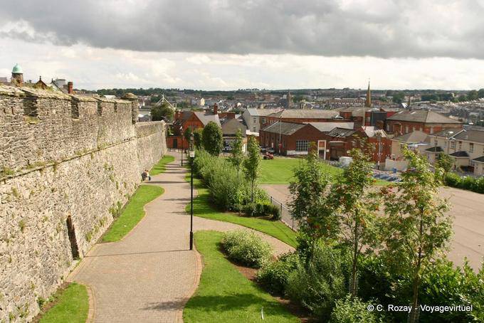 Les remparts entre Palace street et Stable Lane, Derry - Irlande du Nord