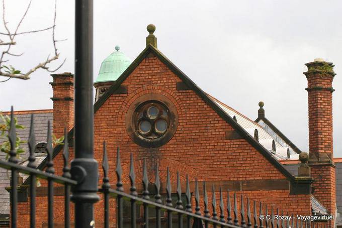 Détail du bâtiment situé Stable Lane, Derry - Irlande du Nord