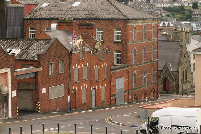 Bâtiments à l'angle de Hawkin Street et Horace Street, Londonderry - Irlande du Nord