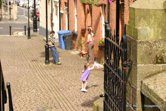 Vie quotidienne, image de rue, Derry - Irlande du Nord