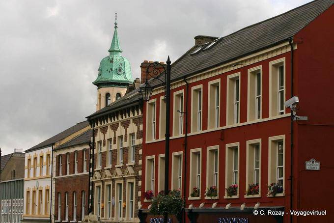 Bishop Street Within, vers The Diamond, Londonderry, Derry - Irlande du Nord